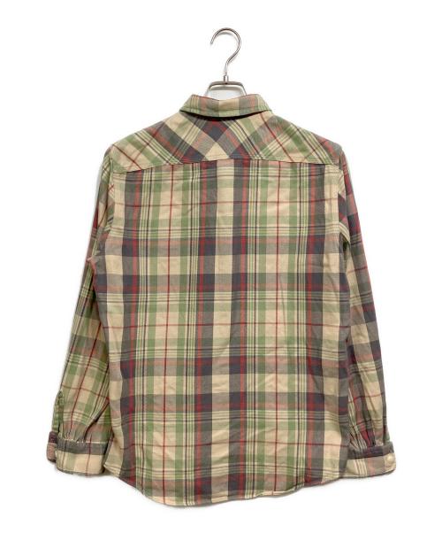 RRL（ダブルアールエル）RRL (ダブルアールエル) コットンチェックシャツ グリーン サイズ:Mの古着・服飾アイテム