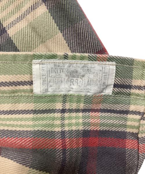 RRL（ダブルアールエル）RRL (ダブルアールエル) コットンチェックシャツ グリーン サイズ:Mの古着・服飾アイテム