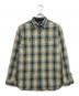 RRL（ダブルアールエル）の古着「ウォッシュ加工 オンブレチェックシャツ」｜ブルー×ベージュ