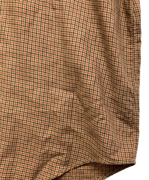 RRL（ダブルアールエル）RRL (ダブルアールエル) ガンクラブチェック シャツ ブラウン サイズ:Mの古着・服飾アイテム