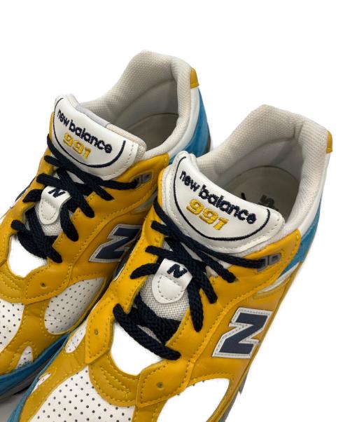 NEW BALANCE（ニューバランス）NEW BALANCE (ニューバランス) SNS (エスエヌエス) M991EF イエロー×ブルー サイズ:US9 / UK8-1/2の古着・服飾アイテム