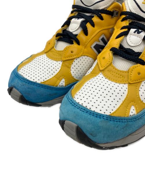 NEW BALANCE（ニューバランス）NEW BALANCE (ニューバランス) SNS (エスエヌエス) M991EF イエロー×ブルー サイズ:US9 / UK8-1/2の古着・服飾アイテム