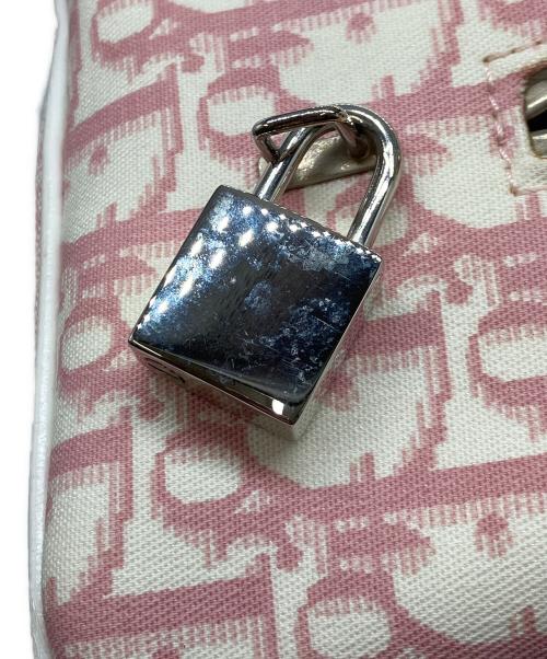 Christian Dior（クリスチャン ディオール）Christian Dior (クリスチャン ディオール) トロッターミニボストンバック ライトピンクの古着・服飾アイテム