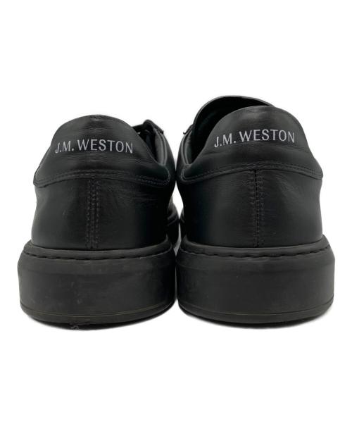 J.M.WESTON（ジェイエムウエストン）J.M.WESTON (ジェイエムウエストン) ローカットスニーカー ブラック サイズ:7の古着・服飾アイテム