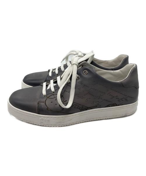 Berluti（ベルルッティ）Berluti (ベルルッティ) カリグラフィ ローカットスニーカー グレー サイズ:7 1/2の古着・服飾アイテム