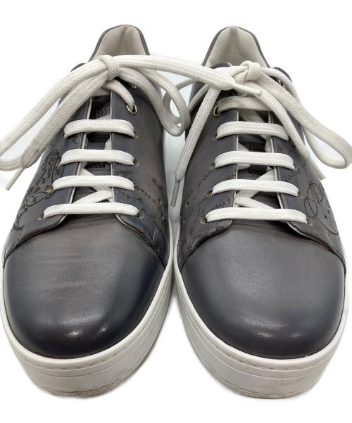 Berluti（ベルルッティ）Berluti (ベルルッティ) カリグラフィ ローカットスニーカー グレー サイズ:7 1/2の古着・服飾アイテム