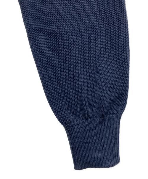 FEDELI（フェデーリ）FEDELI (フェデーリ) スーピマコットンクルーネックニット ネイビー サイズ:48の古着・服飾アイテム