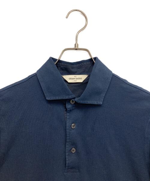 GRAN SASSO（グランサッソ）GRAN SASSO (グランサッソ) ポロシャツ ネイビー サイズ:48の古着・服飾アイテム