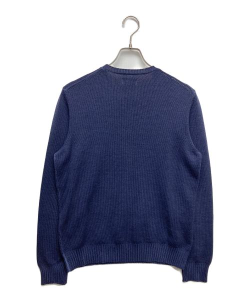 GRAN SASSO（グランサッソ）GRAN SASSO (グランサッソ) ウールクルーネックニット ネイビー サイズ:印字消えの古着・服飾アイテム