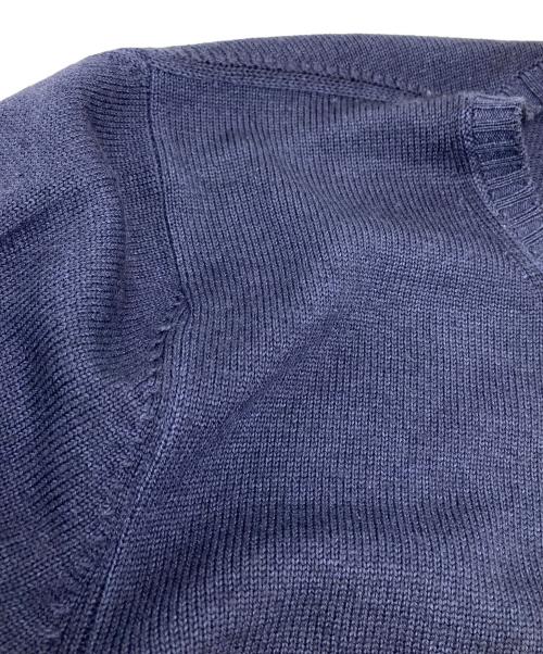 GRAN SASSO（グランサッソ）GRAN SASSO (グランサッソ) ウールクルーネックニット ネイビー サイズ:印字消えの古着・服飾アイテム