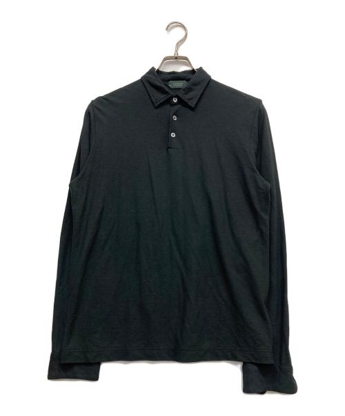 Zanone（ザノーネ）Zanone (ザノーネ) アイスコットンポロシャツ ブラック サイズ:48の古着・服飾アイテム