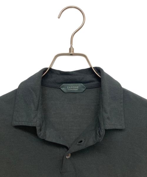 Zanone（ザノーネ）Zanone (ザノーネ) アイスコットンポロシャツ ブラック サイズ:48の古着・服飾アイテム