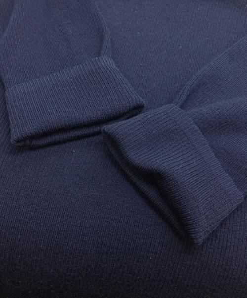 JIL SANDER NAVY（ジルサンダー ネイビー）JIL SANDER NAVY (ジルサンダー ネイビー) アームポケットハーフジップニット ネイビー サイズ:Sの古着・服飾アイテム