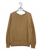 Crucianiクルチアーニ）の古着「コットンクルーネックニット」｜ベージュ
