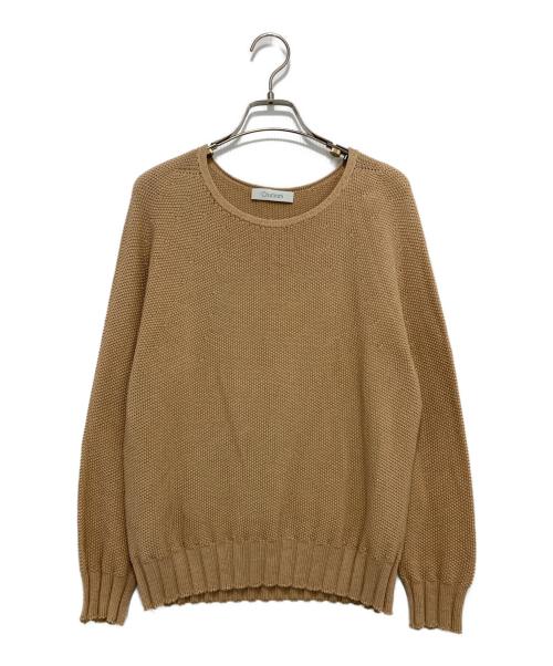 Cruciani（クルチアーニ）Cruciani (クルチアーニ) コットンクルーネックニット ベージュ サイズ:38の古着・服飾アイテム