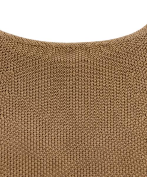 Cruciani（クルチアーニ）Cruciani (クルチアーニ) コットンクルーネックニット ベージュ サイズ:38の古着・服飾アイテム