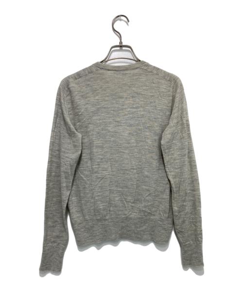 Cruciani（クルチアーニ）CRUCIANI (クルチアーニ) ウールクルーネックニット グレー サイズ:38の古着・服飾アイテム