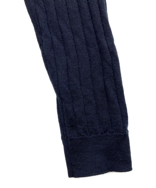 JOHN SMEDLEY（ジョンスメドレー）JOHN SMEDLEY (ジョンスメドレー) ウールニットポロシャツ ネイビー サイズ:Sの古着・服飾アイテム