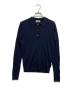 JOHN SMEDLEY（ジョンスメドレー）の古着「ウールニットポロシャツ」｜ネイビー