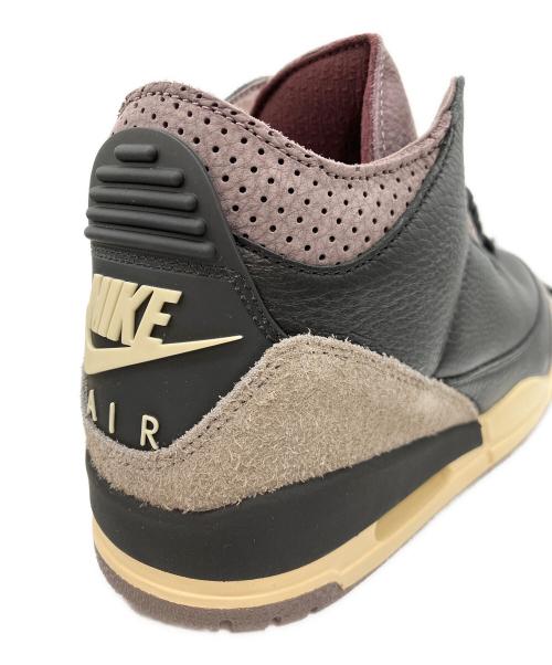NIKE（ナイキ）NIKE (ナイキ) A Ma Maniere (ア・マ・マニエール) エアジョーダン3 レトロ OG SP ブラック サイズ:US10 未使用品の古着・服飾アイテム