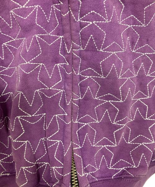 stingwater（スティングウォーター）stingwater (スティングウォーター) ALL STAR ZIP UP HOODIE / ACID PURPLE ACID PURPLE サイズ:Mの古着・服飾アイテム