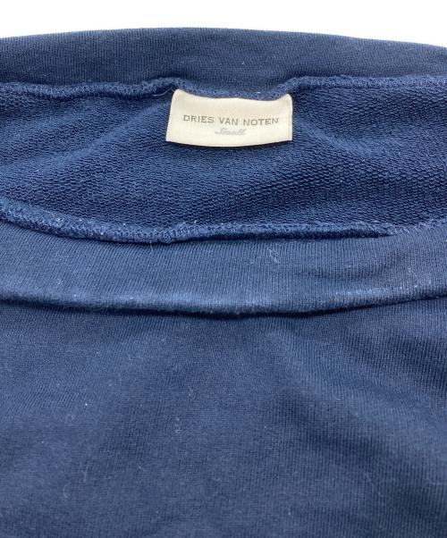 DRIES VAN NOTEN（ドリスヴァンノッテン）DRIES VAN NOTEN (ドリスヴァンノッテン) クルーネックスウェット ネイビー サイズ:Sの古着・服飾アイテム