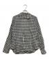 BLACK COMME des GARCONS（ブラックコムデギャルソン）の古着「丸襟ギンガムチェックシャツ」｜ブラック×ホワイト