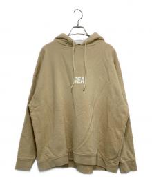 WIND AND SEA×Ameri（ウィンダンシー×アメリ）の古着「コラボロゴパーカー」｜ベージュ