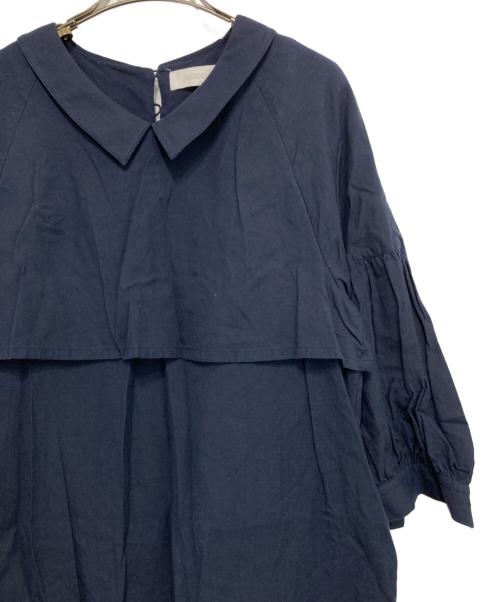 ASEEDONCLOUD（アシードンクラウド）ASEEDONCLOUD (アシードンクラウド) コットンシャツワンピース ネイビー サイズ:Mの古着・服飾アイテム