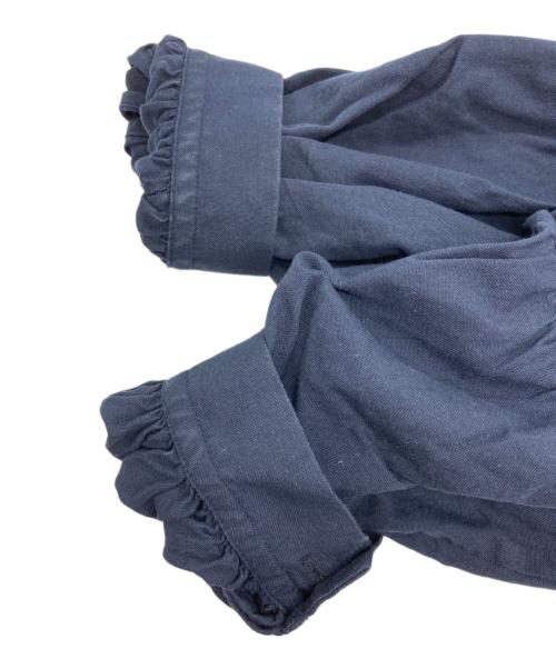 ASEEDONCLOUD（アシードンクラウド）ASEEDONCLOUD (アシードンクラウド) コットンシャツワンピース ネイビー サイズ:Mの古着・服飾アイテム