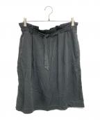 MM6 Maison Margielaエムエムシックスメゾンマルジェラ）の古着「ベルテッドスカート」｜グレー