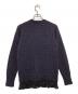 sacai (サカイ) ビジューアルパカ混カーディガン ネイビー サイズ:3：7000円