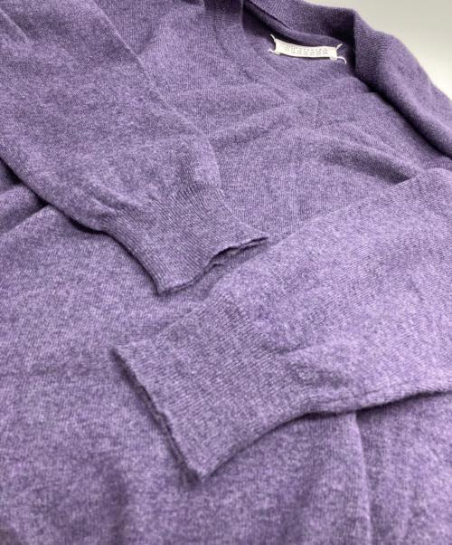 Martin Margiela1（マルタンマルジェラ1）Martin Margiela1 (マルタンマルジェラ1) オーバーザイスVネックウールニット パープル サイズ:Sの古着・服飾アイテム