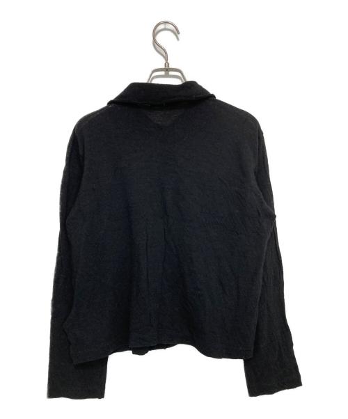 tricot COMME des GARCONS（トリココムデギャルソン）tricot COMME des GARCONS (トリココムデギャルソン) 丸襟ウールカーディガン ブラック サイズ:-の古着・服飾アイテム