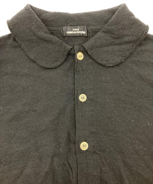 tricot COMME des GARCONS（トリココムデギャルソン）tricot COMME des GARCONS (トリココムデギャルソン) 丸襟ウールカーディガン ブラック サイズ:-の古着・服飾アイテム