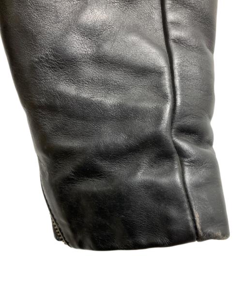 VANSON（バンソン）VANSON (バンソン) シングルライダースジャケット ブラック サイズ:40の古着・服飾アイテム