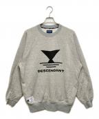 DESCENDANTディセンダント）の古着「FLUKE UP CREW NECK」｜グレー