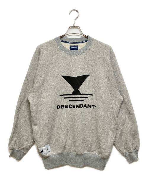 DESCENDANT（ディセンダント）DESCENDANT (ディセンダント) FLUKE UP CREW NECK グレー サイズ:2の古着・服飾アイテム