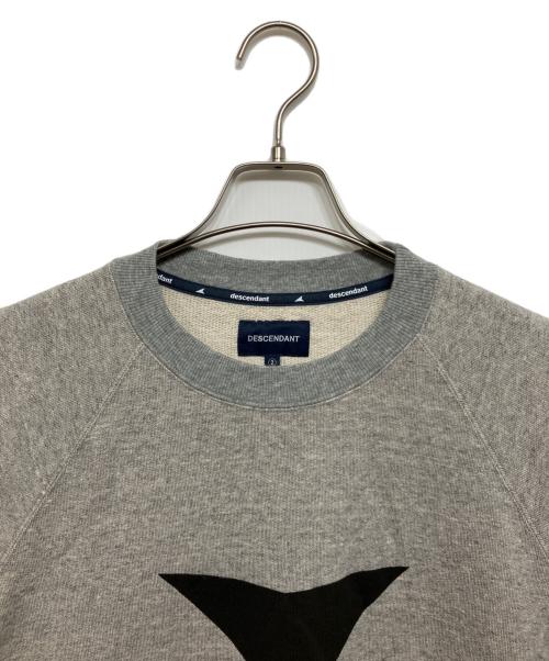 DESCENDANT（ディセンダント）DESCENDANT (ディセンダント) FLUKE UP CREW NECK グレー サイズ:2の古着・服飾アイテム