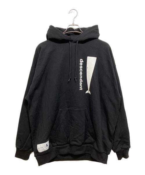 DESCENDANT（ディセンダント）DESCENDANT (ディセンダント) CACHALOT HOODY ブラック サイズ:4の古着・服飾アイテム