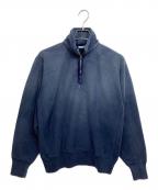 A.PRESSEアプレッセ）の古着「Vintage Half Zip Sweatshirt」｜ネイビー