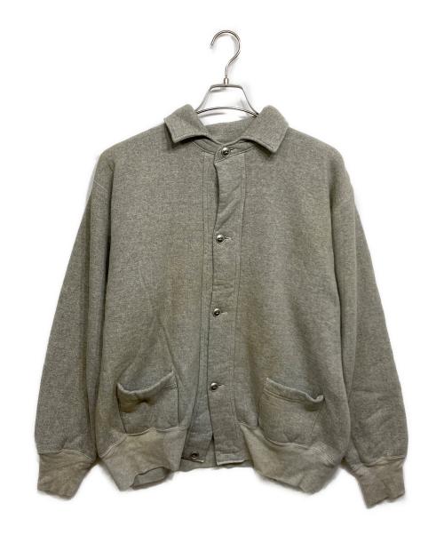 A.PRESSE（アプレッセ）A.PRESSE (アプレッセ) Vintage Sweat Cardigan グレー サイズ:3の古着・服飾アイテム