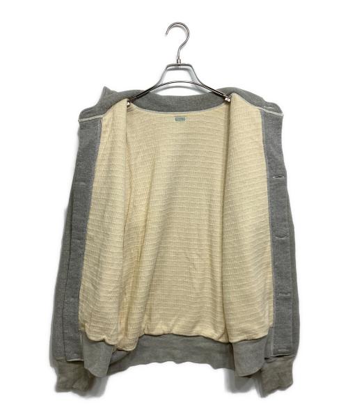 A.PRESSE（アプレッセ）A.PRESSE (アプレッセ) Vintage Sweat Cardigan グレー サイズ:3の古着・服飾アイテム
