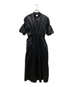 Ameriアメリ）の古着「GATHER SLEEVE WAIST TUCK DRESS」｜ブラック