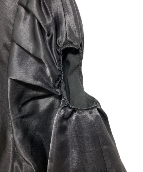 Ameri（アメリ）Ameri (アメリ) GATHER SLEEVE WAIST TUCK DRESS ブラック サイズ:Mの古着・服飾アイテム