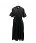 Ameri（アメリ）の古着「GATHER SLEEVE WAIST TUCK DRESS」｜ブラック