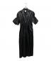 Ameri (アメリ) GATHER SLEEVE WAIST TUCK DRESS ブラック サイズ:M：8000円