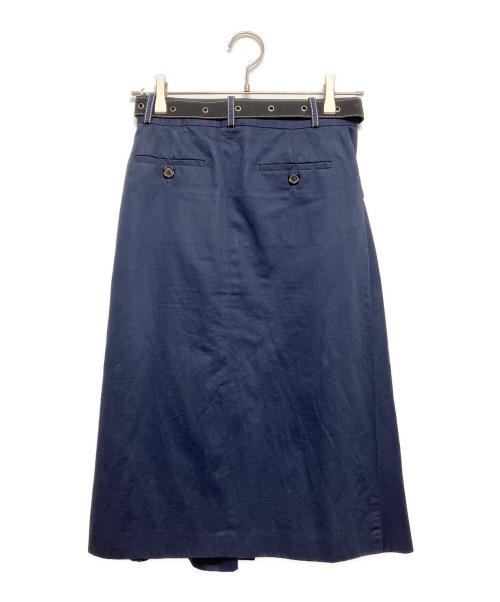 MARNI（マルニ）MARNI (マルニ) ラップスカート ネイビー サイズ:36の古着・服飾アイテム