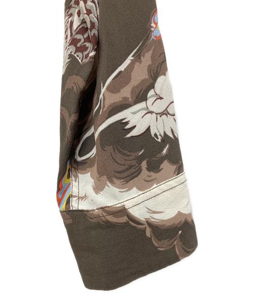 Sun Surf（サンサーフ）Sun Surf (サンサーフ) 和柄アロハシャツ ブラウン サイズ:Sの古着・服飾アイテム