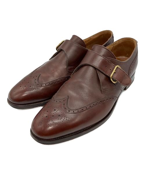 JOHN LOBB（ジョンロブ）JOHN LOBB (ジョンロブ) モンクストラップシューズ ブラウン サイズ:8Eの古着・服飾アイテム